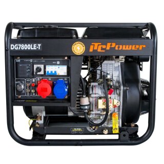 ITC POWER Full POWER Stromaggregat Diesel 8 KVA DG7800LE-T 230&400 V