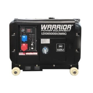 WARRIOR 6,25kVa Diesel Generator Notstromaggregat Stromerzeuger 400V 2