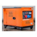 BLACK+DECKER BXGND7900E Diesel Stromaggregat FULL POWER 8 KVA  400V/230V