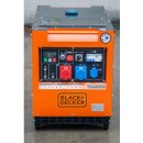 BLACK+DECKER BXGND7900E Diesel Stromaggregat FULL POWER 8 KVA  400V/230V