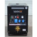 KOMPAK Diesel Stromaggregat 6,5 kW KD8000SE-B 230V 25L Tank