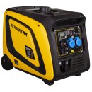 KOMPAK Dual Fuel Inverter Gas Benzin 3900 Watt Stromaggregat 230V