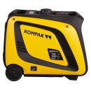 KOMPAK Dual Fuel Inverter Gas Benzin 3900 Watt Stromaggregat 230V