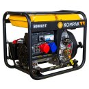 PRO-KOMPAK Full POWER Stromaggregat Diesel 8 KVA 8000LE-T...