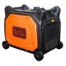 BLACK+DECKER Inverter Stromaggregat Benzin 6500 Watt 230V E-Start Funkstart ATS