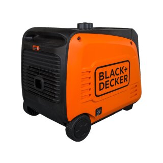 black+decker inverter power generator petrol 3900 watt 230v e-start ra