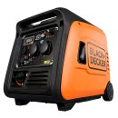 BLACK+DECKER Inverter Stromaggregat Benzin 3900 Watt 230V E-Start Funkstart ATS