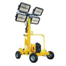 Mobiler LED-Lichtmast Umfeldbeleuchtung 1200 Watt 4.000m² Ausleuchtung