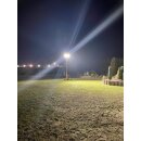 Mobiler LED-Lichtmast Umfeldbeleuchtung 1200 Watt 4.000m² Ausleuchtung