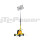 Mobiler LED-Lichtmast Umfeldbeleuchtung 1200 Watt 4.000m² Ausleuchtung