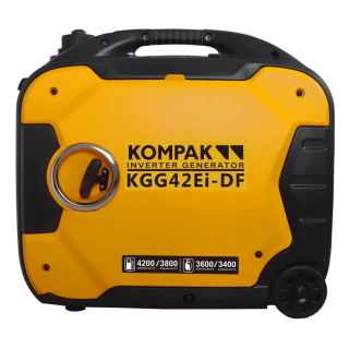 KOMPAK Dual Fuel Inverter Gas Benzin 4200 Watt Stromaggregat 230V